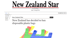 Desktop Screenshot of newzealandstar.com